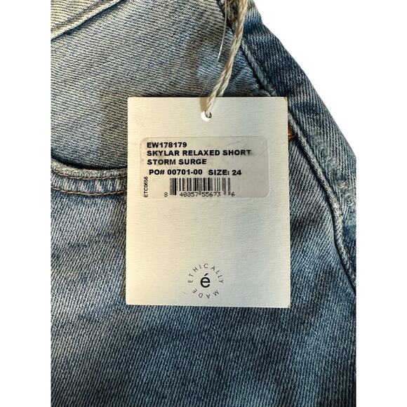 ETICA Skylar Cutoff Denim Shorts - Organic Denim Size 24 - Picture 5 of 8